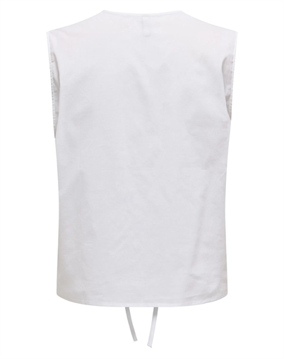 Lou Life Embroidery Tie Vest - Only